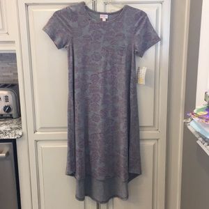 Floral LuLaRoe Carly Dress with pocket